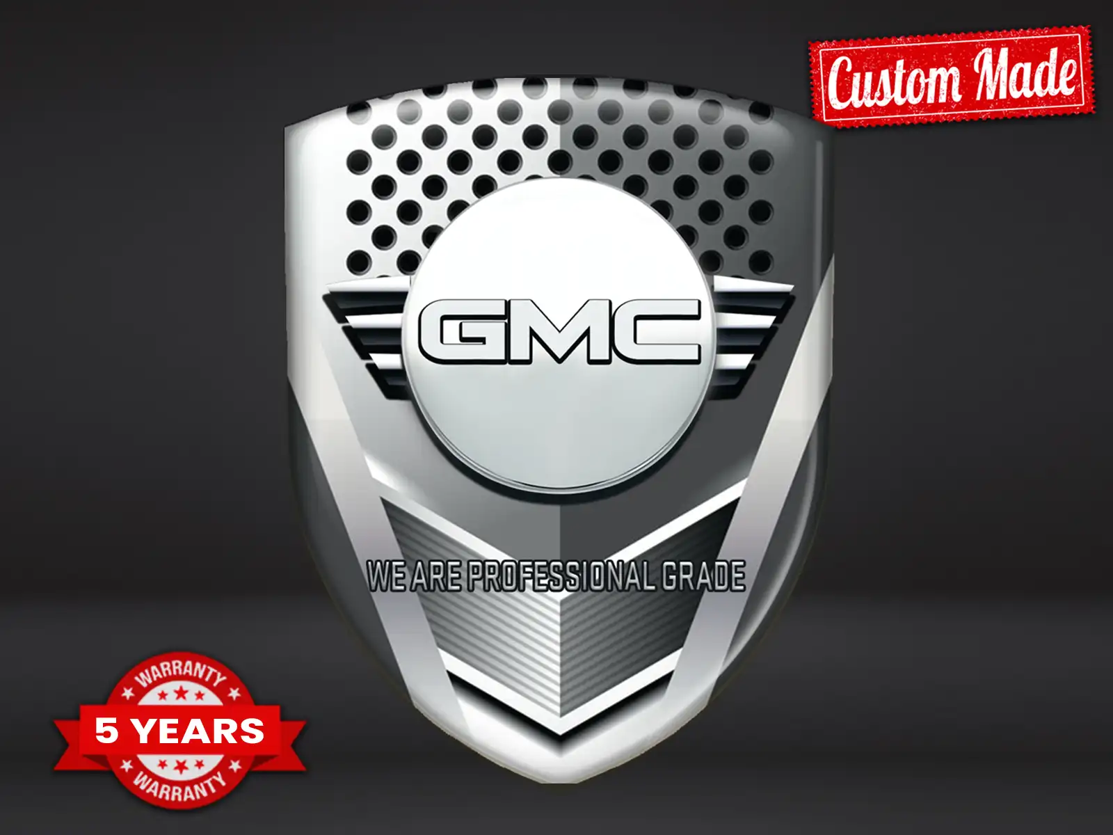 GMC Logo Adhésif Sticker Pro Max Résistants Stylé Design
